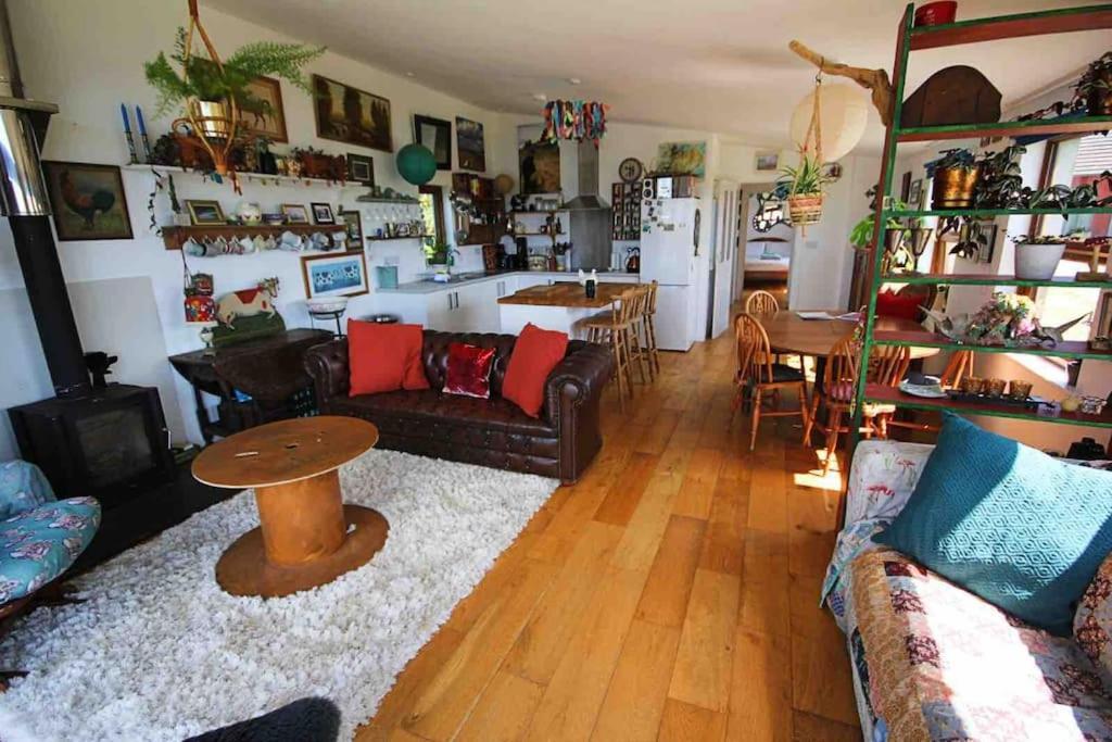 Spacious Cabin On Isolated Farm With Sea View Bude Exterior foto